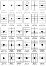 Etiketten Bögen, weiß auf