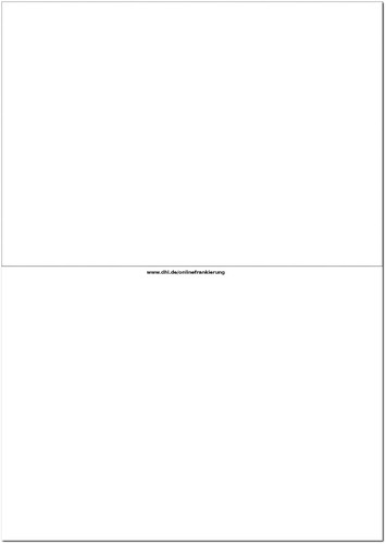100 dhl versandetiketten a4 - x,