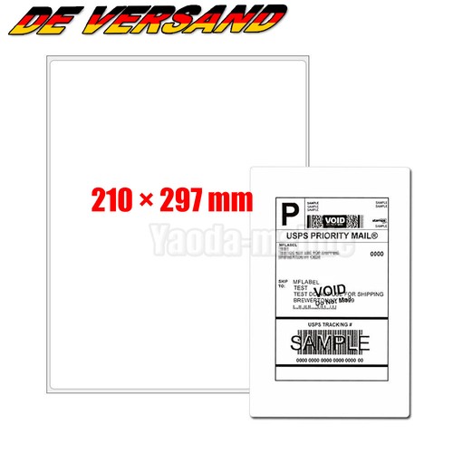 1000 blatt etiketten din - 1000, a4