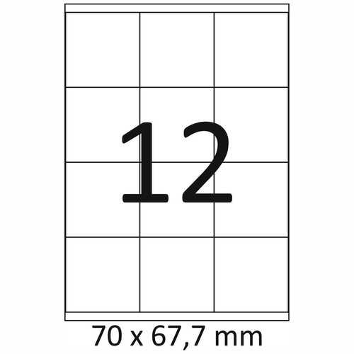 Etiketten 67 7mm 100 - etiketten, 67,7mm