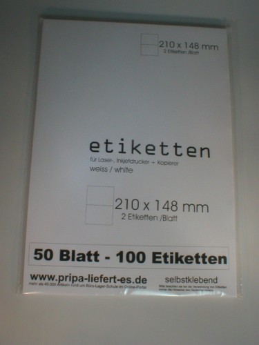 100 etiketten 210x148 din - etiketten,