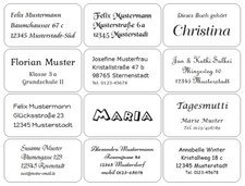 Adressaufkleber 38,0 x 21,2 mm