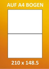 ETIKETTEN 210 x 148,5 MM - A4