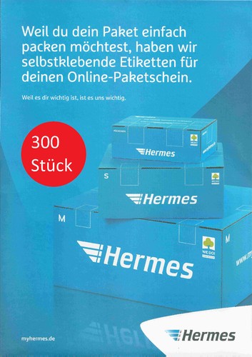 300 hermes versandetiketten - 300,