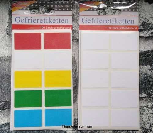 100 600 x gefrieretiketten - 100,