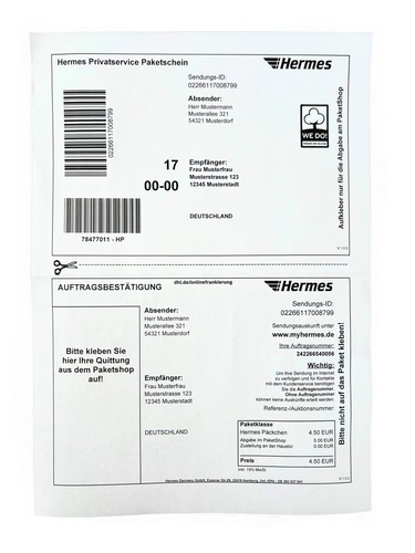 Dhl etiketten original - etiketten,