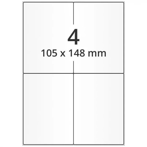 Versandetiketten 105x148 - , mm