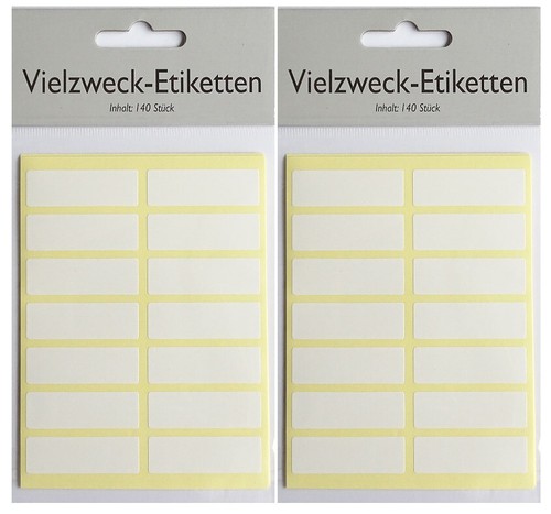 280 klebeetiketten weiß - klebeetiketten,