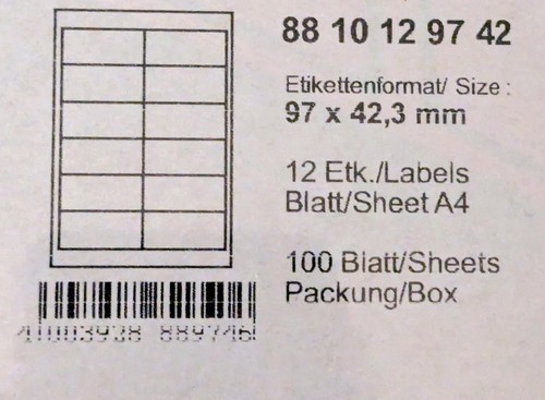 1200 etiketten 42 3 - etiketten, 42,3