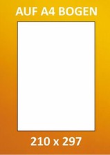 ETIKETTEN 210 x 297 MM - A4