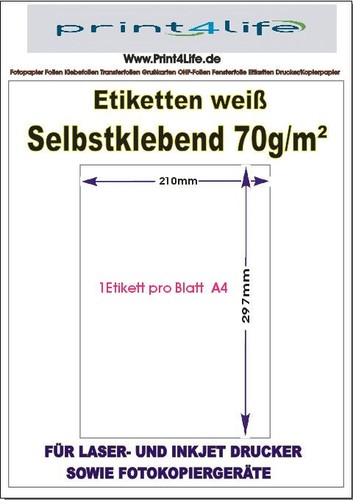 Etiketten klebepapier din - etiketten,