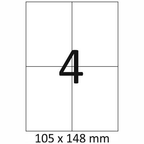 Etiketten 105 148mm 100 - 105,