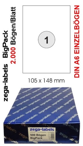 000 etiketten 105 148 mm - etiketten,