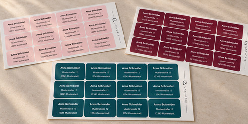 144 namensaufkleber - 144,