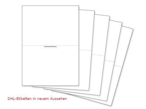 Original dhl versandetiketten - original,
